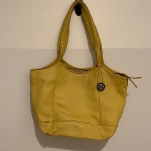 The Sak Yellow Leather Tote Bag